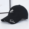 Fashionable All-match Soft Top Baseball Cap Ripped Sun-proof Peaked Cap