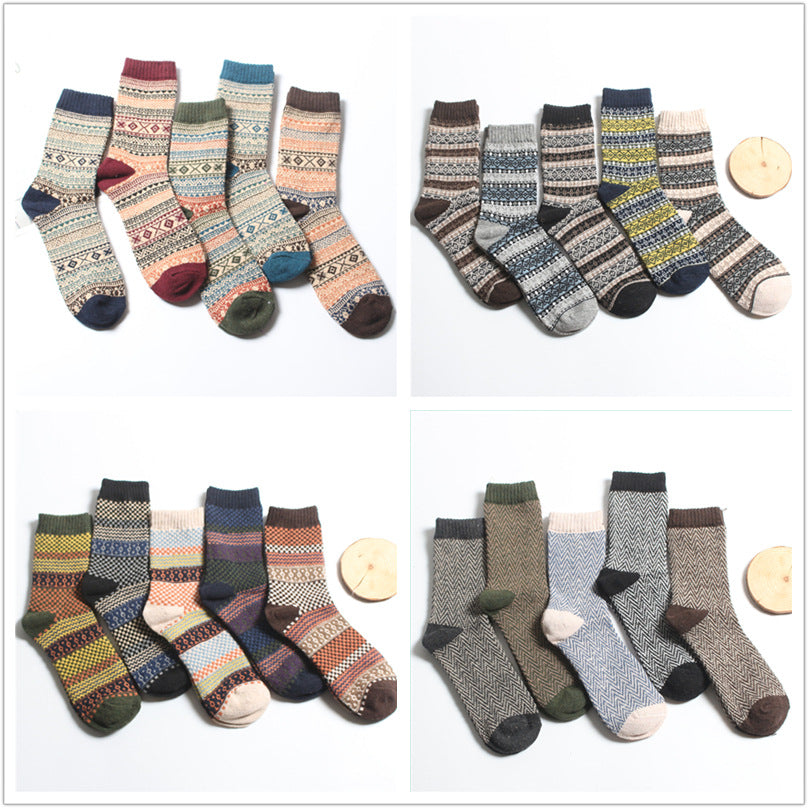 Rabbit wool socks men's business socks