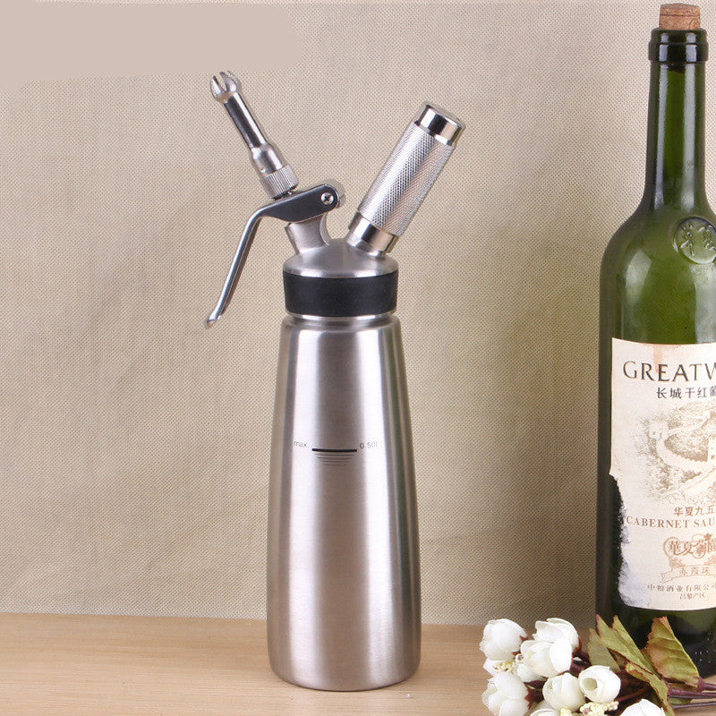 Fancy Coffee Aluminum Cream Gun Milk Frother 0.5Lto1L  Cream Froth Milk Frother