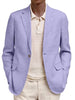 Men's Long-Sleeve Business-Casual Suit With Lapel And Mock Pockets