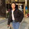 Women's Simple Casual Hooded Short Down Jacket