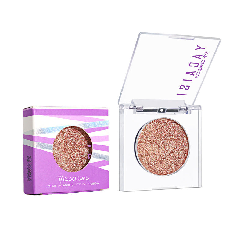 High Gloss Earth Color Broken Diamond Fine Shimmer Matt Pearl Eye Shadow Disc