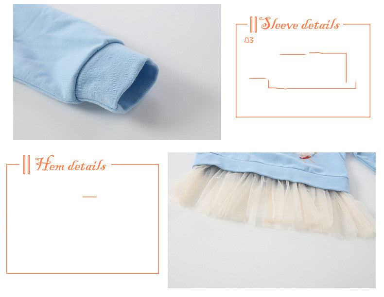 Small And Medium-sized Children's Clothing Cotton Skirt