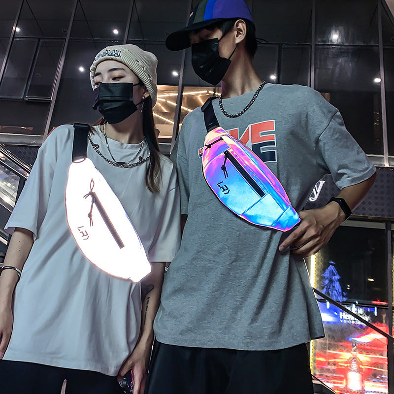 Crossbody Reflective Chest Cycling Shoulder Bag