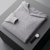 Men's Knitted Cashmere Long-sleeve Hoodie