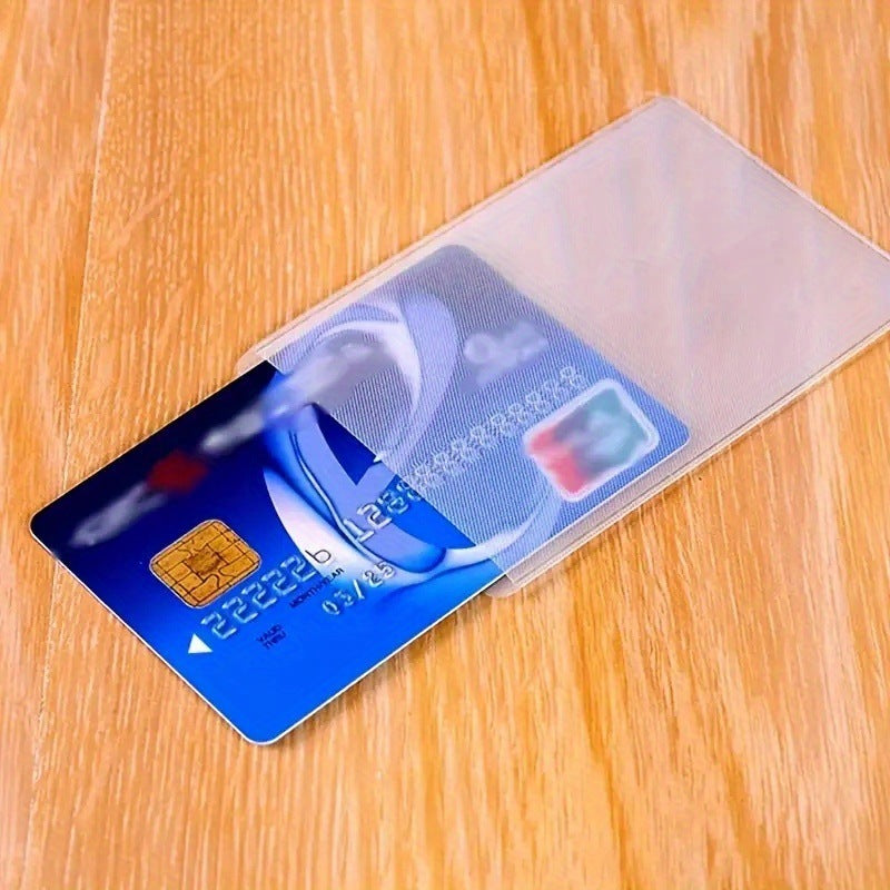 Frosted Transparent Anti-degaussing Bank Card Holder Member ID Card