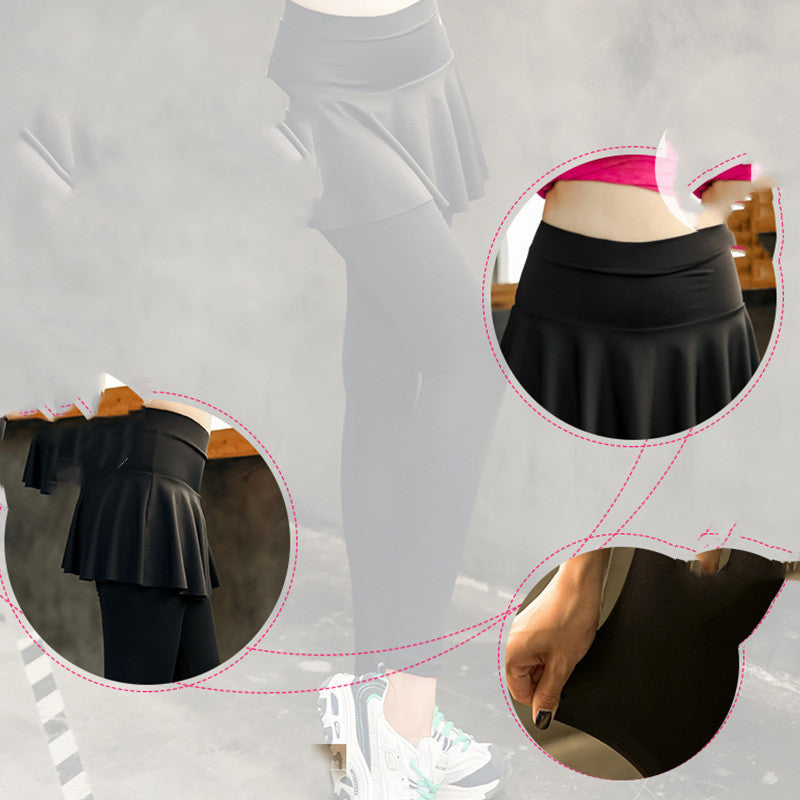 Fake Two Piece Casual Pants Plus Size Sports