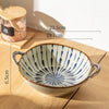 Ceramic Soup Bowl Household Anti-scald Double-ear Bowl