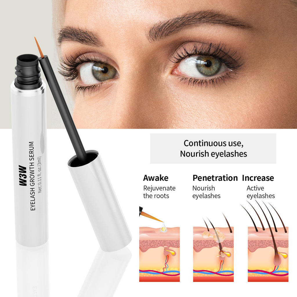 Eyebrow Growth Serum EyeLash Growth Serum 3 Pack  Advanced Formula To Boost Longer, Fuller & Thicker Looking Brows 3mL Tube