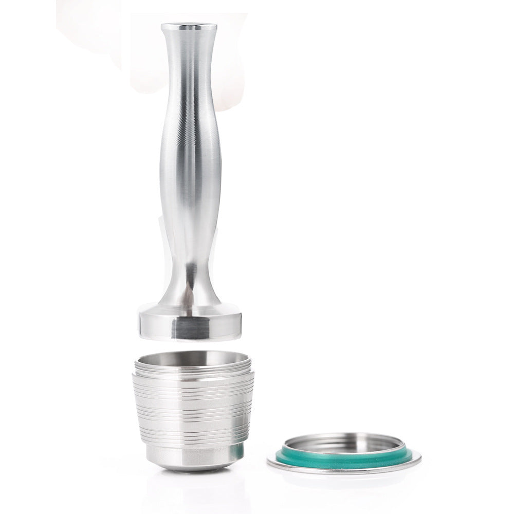 Coffee capsule spoon brush set