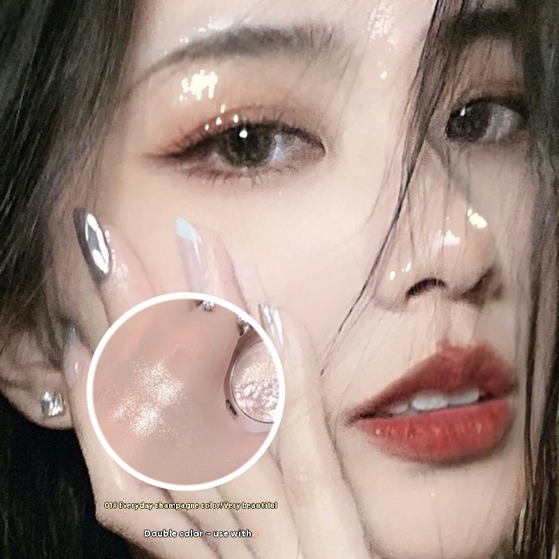 Two-color High-gloss Three-dimensional Long-lasting Contour Compact