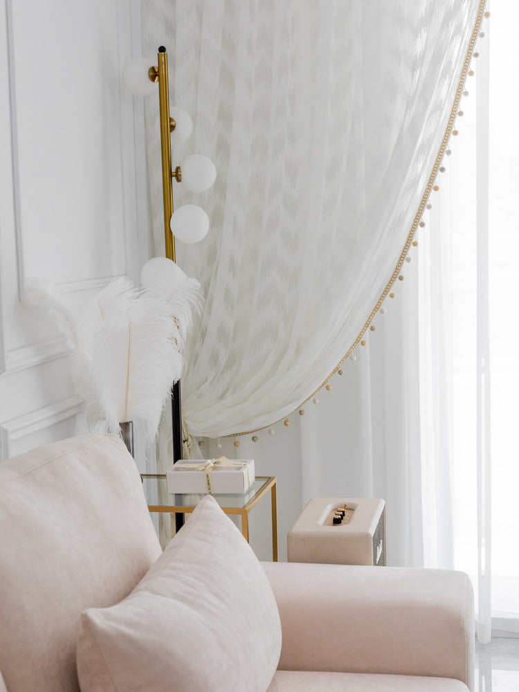 Bedroom Simple Pure Color Curtain