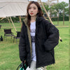 Girls' Thickened Interchange Cotton Jacket Coat