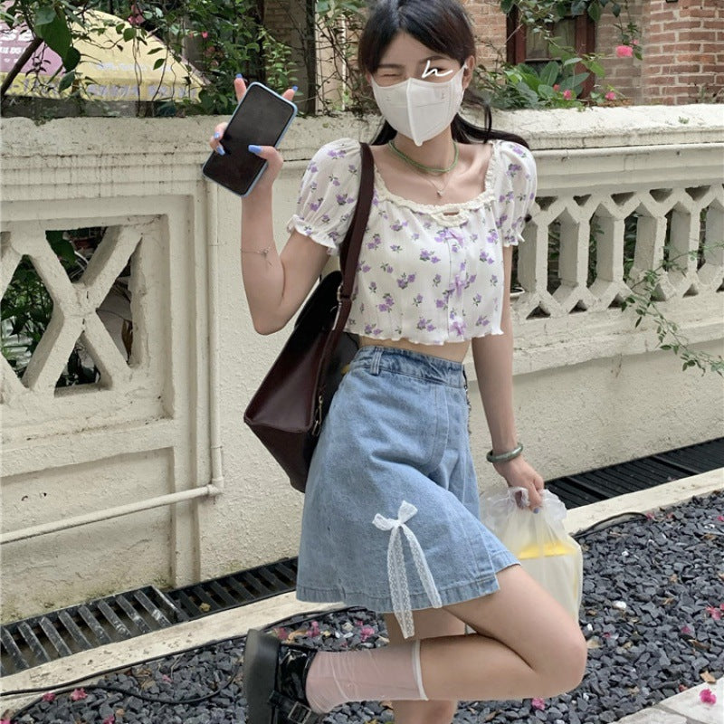 A-line Pleated High-waisted Skirt New Style