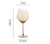 Wine Glass Oblique Mouth, Red Wine Glass Crystal Champagne Glass High-end Goblet Foreign Wine Glass