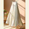 High Waist Drooping Slim-fit Small Light Luxury Satin Skirt