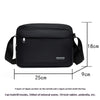 Men's Business Oxford Cloth Horizontal Multi-layer Messenger Bag