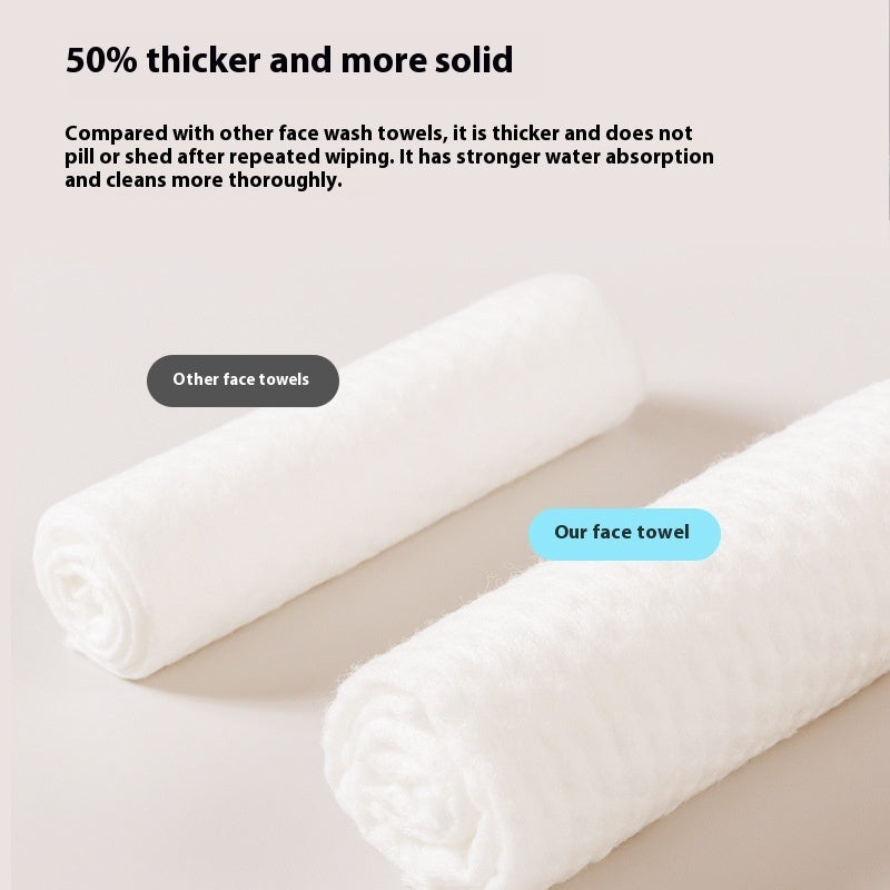 Pure Cotton Disposable Face Cloth Portable Removable Cotton Pads Paper