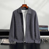 Men's Solid-Color Warm Knitted Cardigan