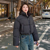 Stand-up Collar Thick Down Cotton Jacket Coat