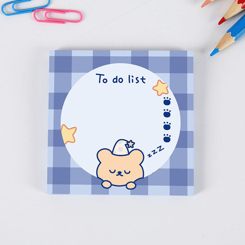 Cute Cartoon Soft Cute Bear Sticky Notes