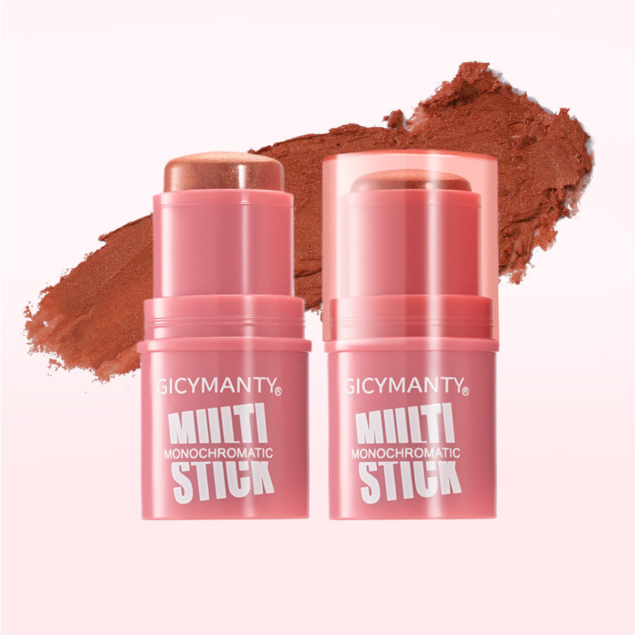 Makeup Blush Stick Facial Brightening Cream Blush Thin And Glittering Color Rendering