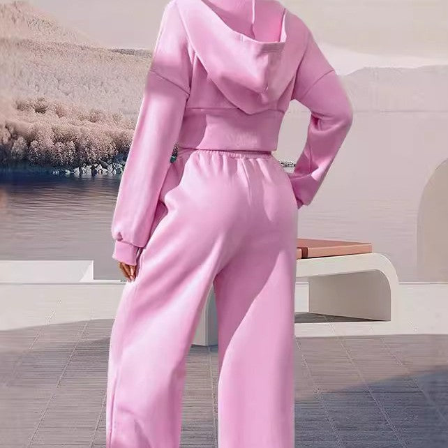 Sweatshirt And Two-piece Pants Women