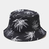 Outdoor Sunshade Beach Coconut Tree Printing Bucket Hat