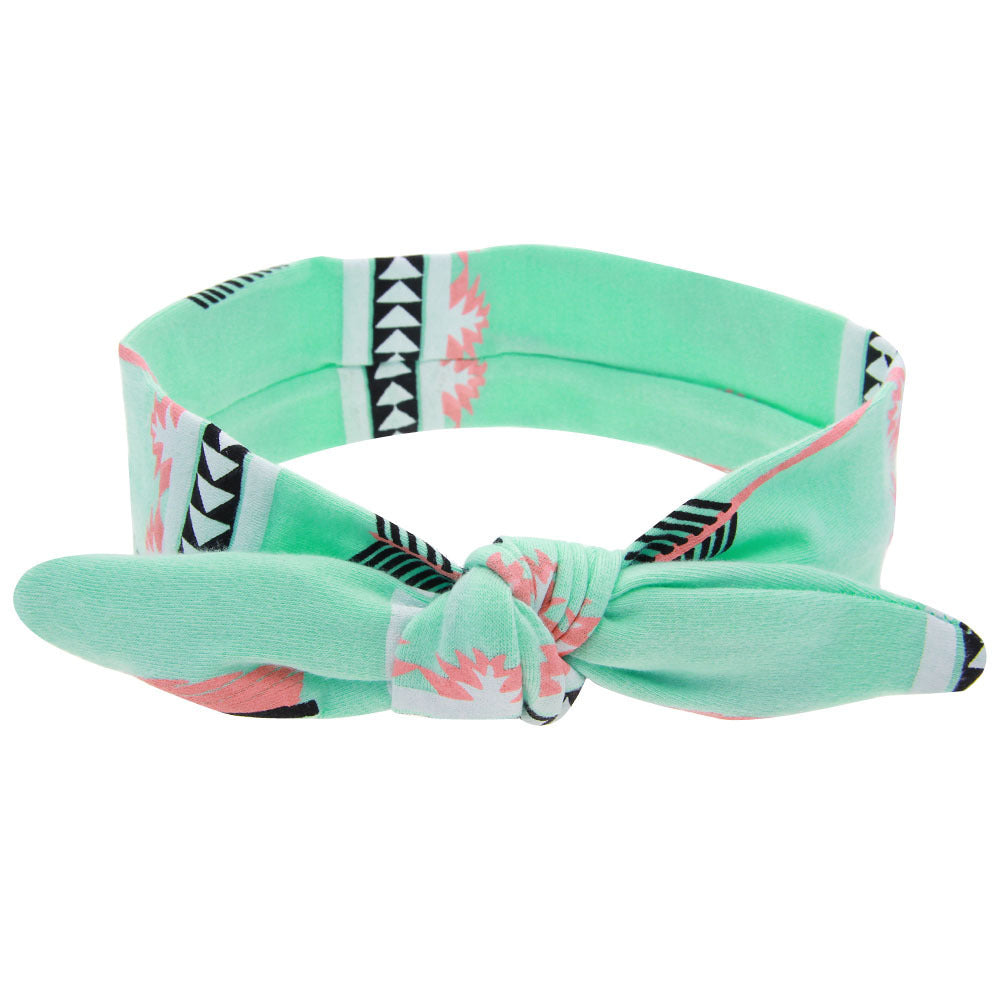 New Printed Children Diy Rabbit Ear Headband Parent-Child Suit