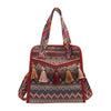 Bags Women's Crossbody Ethnic Scenic Area Woven Bucket