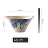 Japanese Noodle Bowl Home Creative Cute 7 Inches