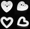 Foam Peach Heart Solid Hollow Love Wedding Kindergarten Decoration