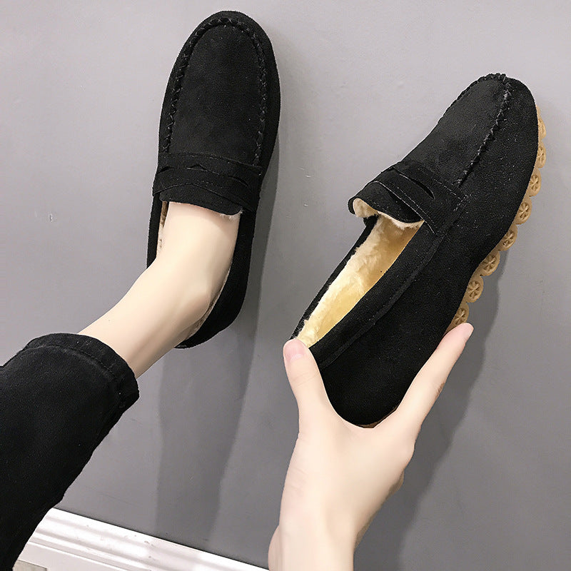Women's Fashion Personalized Winter Peas Flat Shoes