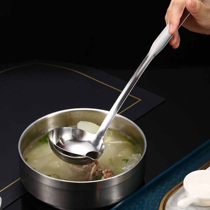 Household Stainless Steel Oil Filtering Spoon