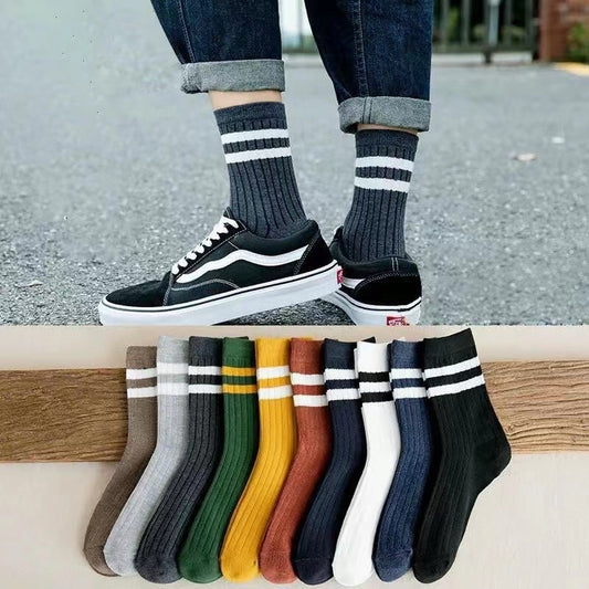 Men's Mid-calf Autumn And Winter Sweat Absorbing And Deodorant Socks