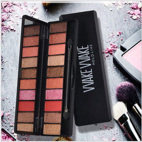 Pearlescent matte waterproof eyeshadow palette