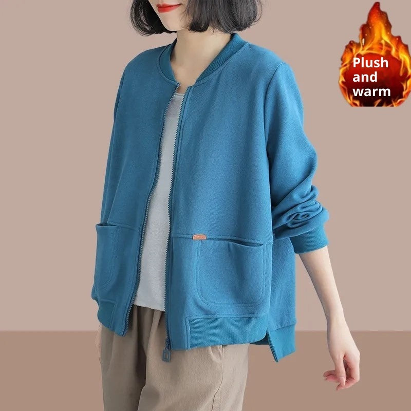 Women's Korean-style Loose Baseball Uniform