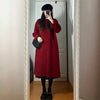 Petite Hepburn Style Mid-length Woolen Coat