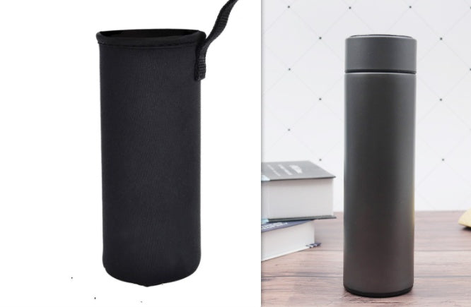 LED touch display temperature water cup