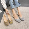Flat Bridesmaid Shoes Wedding Shoes Exquisite Square Toe Women's Shoes