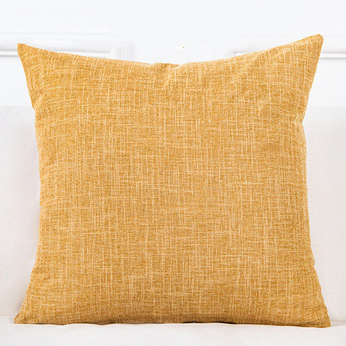 Solid color sofa pillowcase
