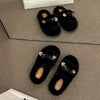 Versatile Furry Cotton Slippers For Womenperfect For Fall And Winter Wear