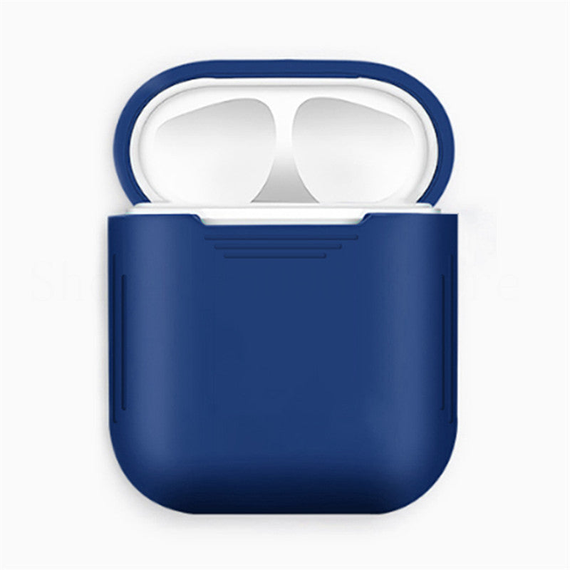 Compatible with Apple, Silicone case with shockproof earmuffs