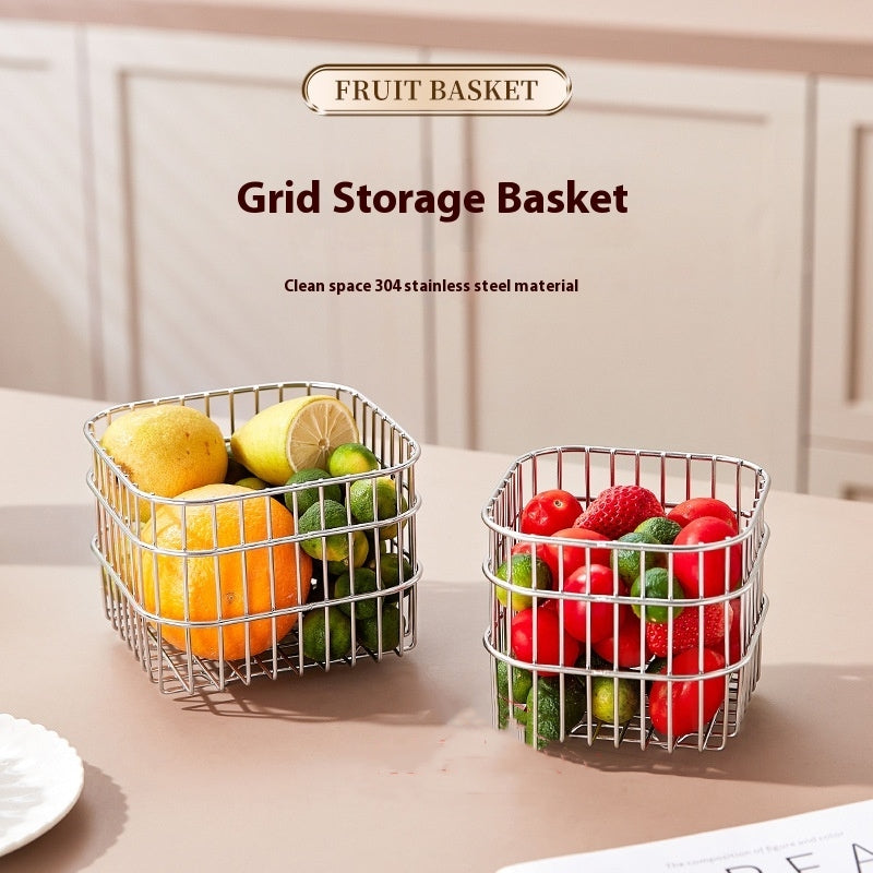 Kitchen Storage Rack Draining Basket Household