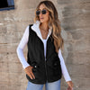 Fashion Pure Color Warm Keeping Double-sided Vest For Women
