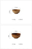 Wooden Bowl Japanese Style Wood Rice Soup Bowl Salad Bowl Food Container Large Small Bowl for Kids Tableware Wooden Utensils
