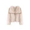 Youth-style Faux Fox Fur Coat
