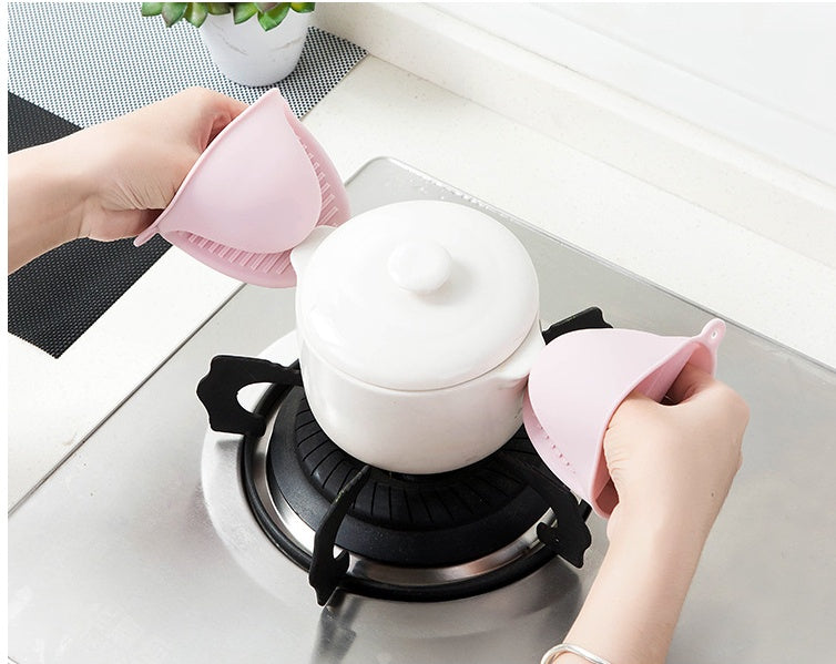 Silicone anti-hot hand clip