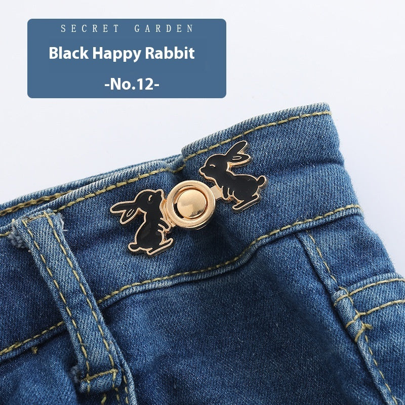 Waist Button Metal Buckle Nail-free Snap Fastener