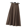 Summer High Waist Drooping Large Skirt Over-the-knee Skirt Women